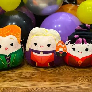 Squishmallows Sanderson sisters🎃🧙🎃 NWT(New with tags) No damage brand new